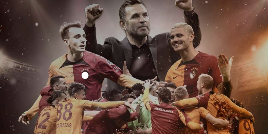 Süper Lig'de şampiyon Galatasaray